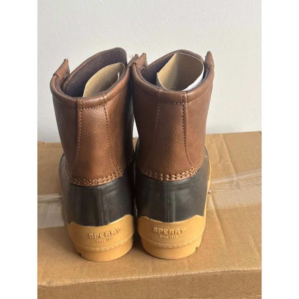 Sperry Brown Port Duck Boots Kids Size 2M